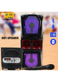 Sing-e Hifi Speaker Mp3 Player, Fm Radio, Bluetooth, With Mic, E333